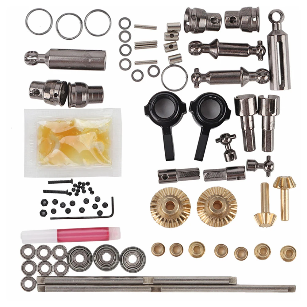 

6x6 1/16 6WD Fitting Kit OP Accessory DIY For WPL Self Assemb Full Set Model RC Car Parts Dash Receiver Metal Electric Toy Truck