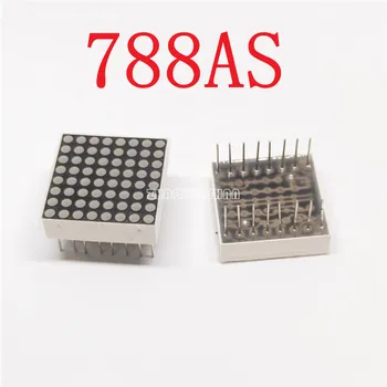 

10pcs X LED Dot Matrix Display 8x8 1.9mm Red Common Cathode LED display 788AS