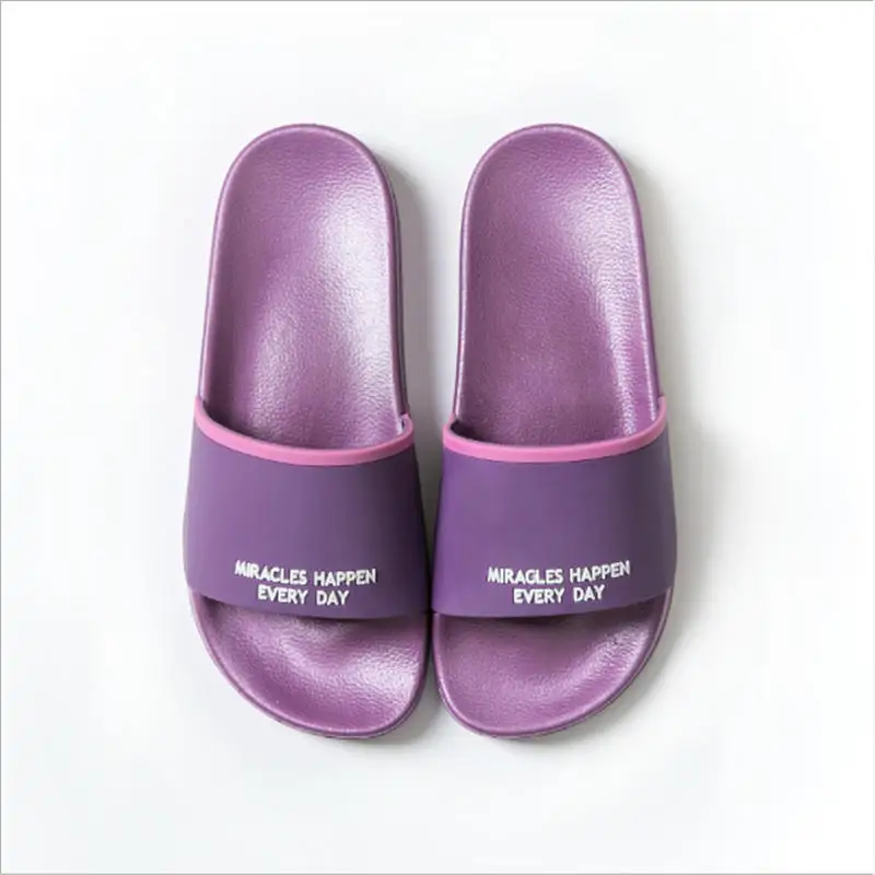 Men's Slippers Beach Flip Flops Non-slip Soft Sandals Outdoor Casual Sandals Guest Shoes Bedroom Room Slippers Couple Slippers