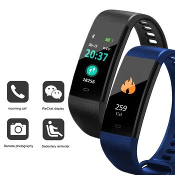 

Smart Bracelet Wristband BT Watch Heart Rate Monitor Blood Pressure Tracker Band for iOS Android Drop ship