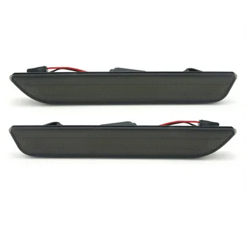 

LED Side Maker Lamps Lights Smoked 45-SMD Red Replacement 2pcs Car Auto