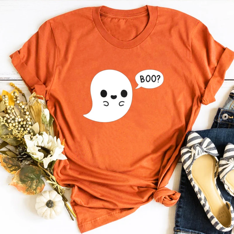 Halloween Ghost Vrouw T shirts Harajuku 