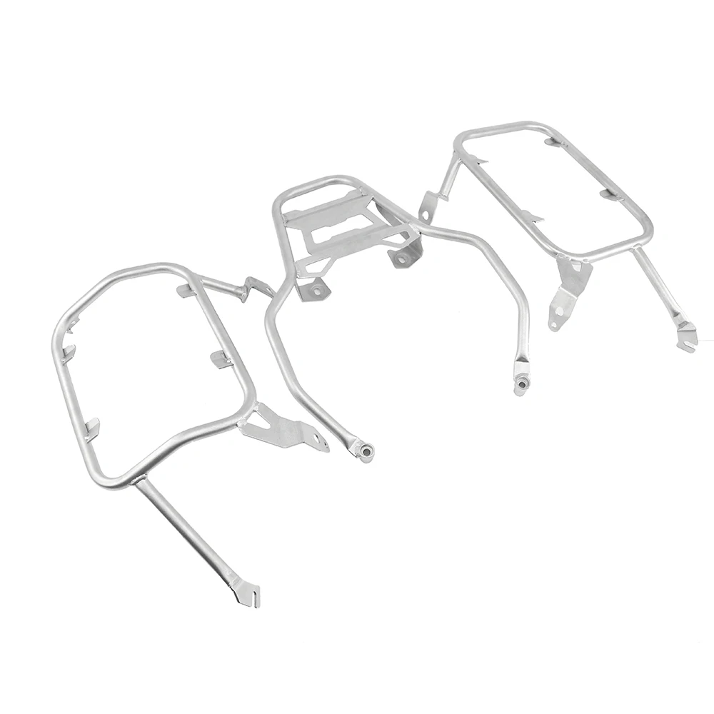 Motorcycle Panniers Rack Stainless Steel Saddlebag Bracket Top Case Box For BMW R1200GS HP ADV LC R1250GS Rally 2013 -