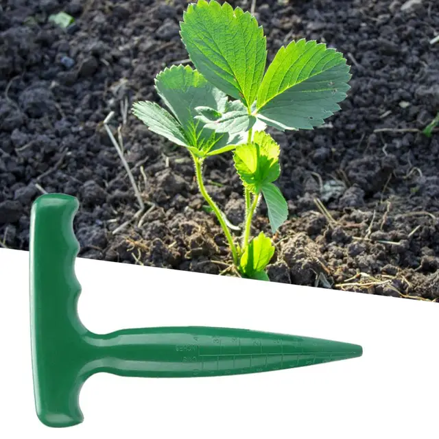 Új Zöld Lyukú Lyukasztó Állítható Gép Transzplanter Perforátor Vetőmag Húsos Növények Vágó Kerti Kellékek - Image 5
