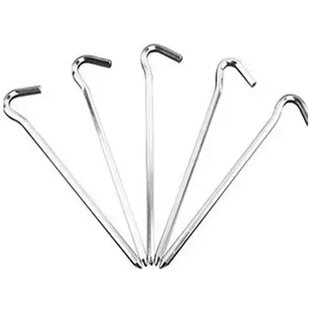 

Tent / Tarp parts peg Question mark Nail Steel peg 18 cm 5 set