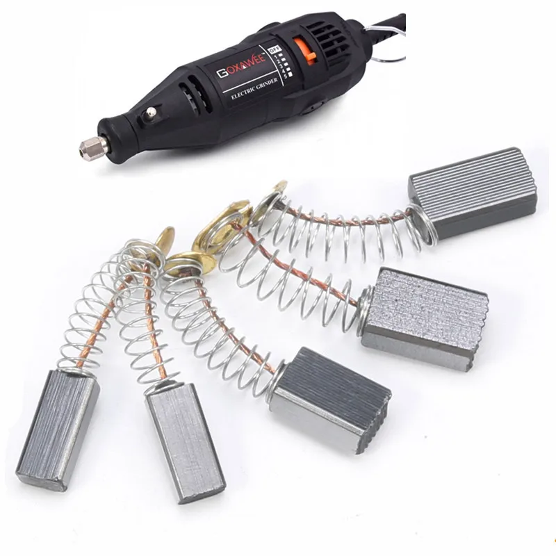 

20pc/lot High Performance Graphite Carbon Brush Power Tool Replacement Spare Part for Electric Motors Angle Grinders Fittings