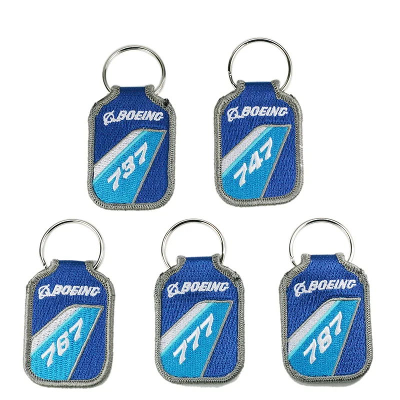 

Boeing Logo Blue Air-tail Key Chain Keychain B737 B767 B777 B787 Luggage Bag Tag Gift for Aviation Flight Crew Pilot