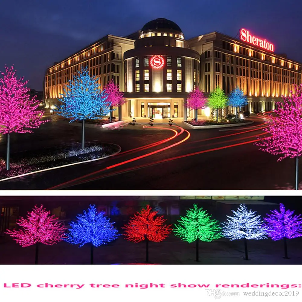 

Holiday light LED Cherry Blossom Tree Light 1.5m 1.8m New Year Wedding Decorative Tree Branches Lamp Outdoor Lighting