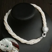916+++ красивый AAA Akoya белый жемчуг ожерелье серебряная застежка