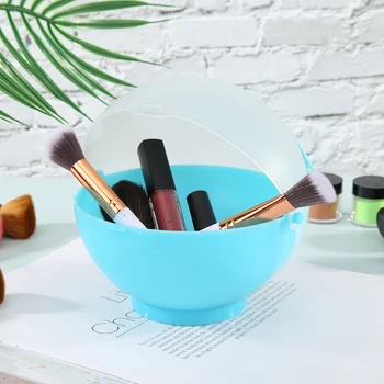

Desktop Storage Container Makeup Tool Plastic Dust-Proof Cosmetics Box Organizer Cosmetics Storage Container Sundries Case