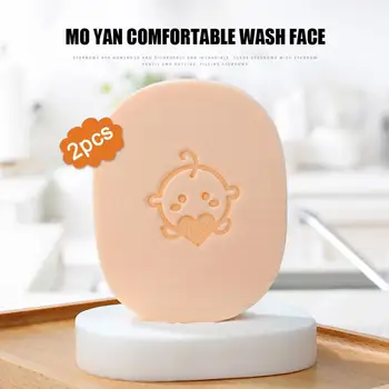 

2pcs/set Wash Flutter Face Sponge Deep Facial Deep Cleansing Sponge Compressed Pad Powder Puff Clean Care Makeup Remover Tools