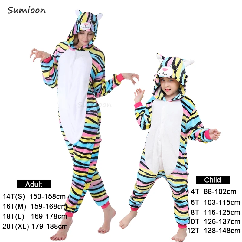 New Kids Kigurumi Panda Blanket Overalls Jumpsuit Adult Children Hoodie Animal Pajamas Onesie Cosplay Flannel Sleepwear Costumes