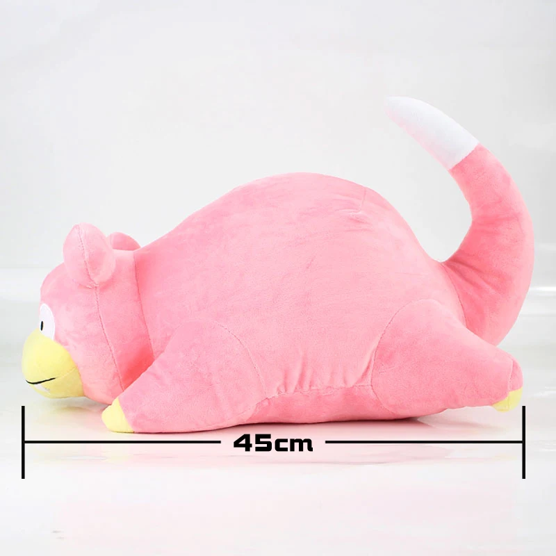 45CM Cute Anime Pink Slowpoke Plush Toys Soft Stuffed Animals pillow Doll birthday Gifts for children