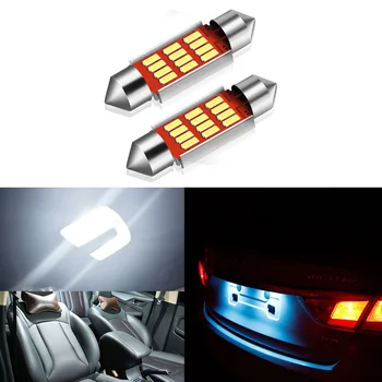 

2pcs 36mm Festoon C5W Led Canbus Bulb Error Free License Plate Light for BMW E46 E36 E90 E60 E61 E91 F10 F11 X5 E53 M F20 X3 E87