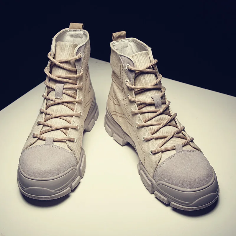 

2019 Autumn New Style Martin Boots Super Fire Fashion Man Versatile Worker Boot British Style Skate Shoes