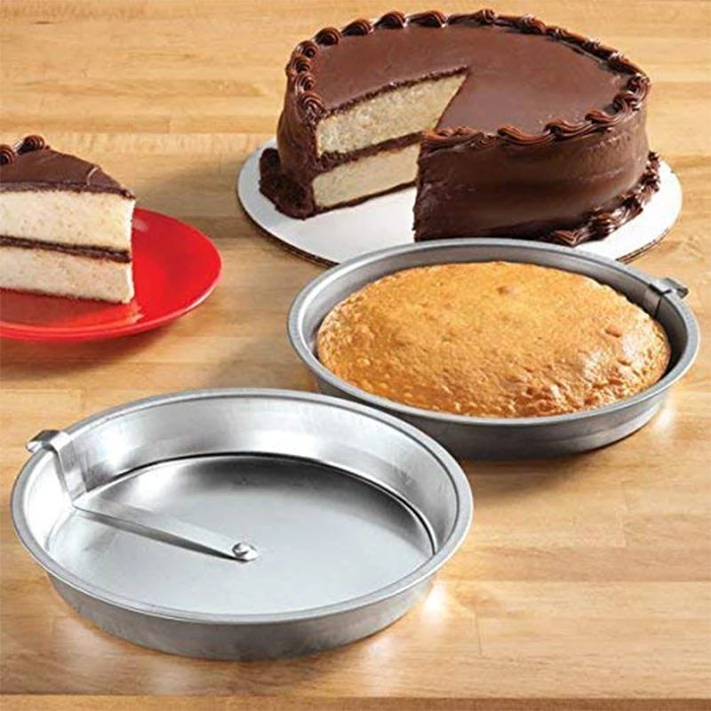 Easy Release 8 Inch Cake Pans Set of 3 Quick Release Pans Baking Pans Layer  Cak