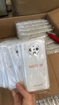 

100pcs/lot by DHL Clear TPU Mate 30 Pro Phone Case For Huawei Mate 30 Clear Soft Protective Back Covers Coqu