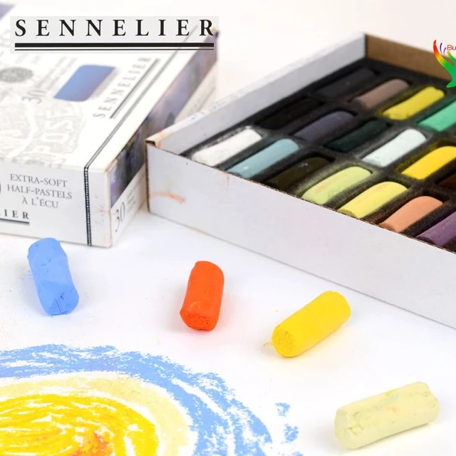  Savoir-Faire Sennelier Soft Pastels Half Stick Set 80/Pkg-Plein  Air Landscape