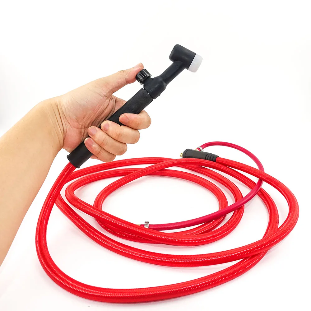WP17FV TIG Welding Torch 150A 3m Soft Hose Argon Tungsten Arc Flexible Gas Valve Quick Connector WP17 Welder Gun welding torch