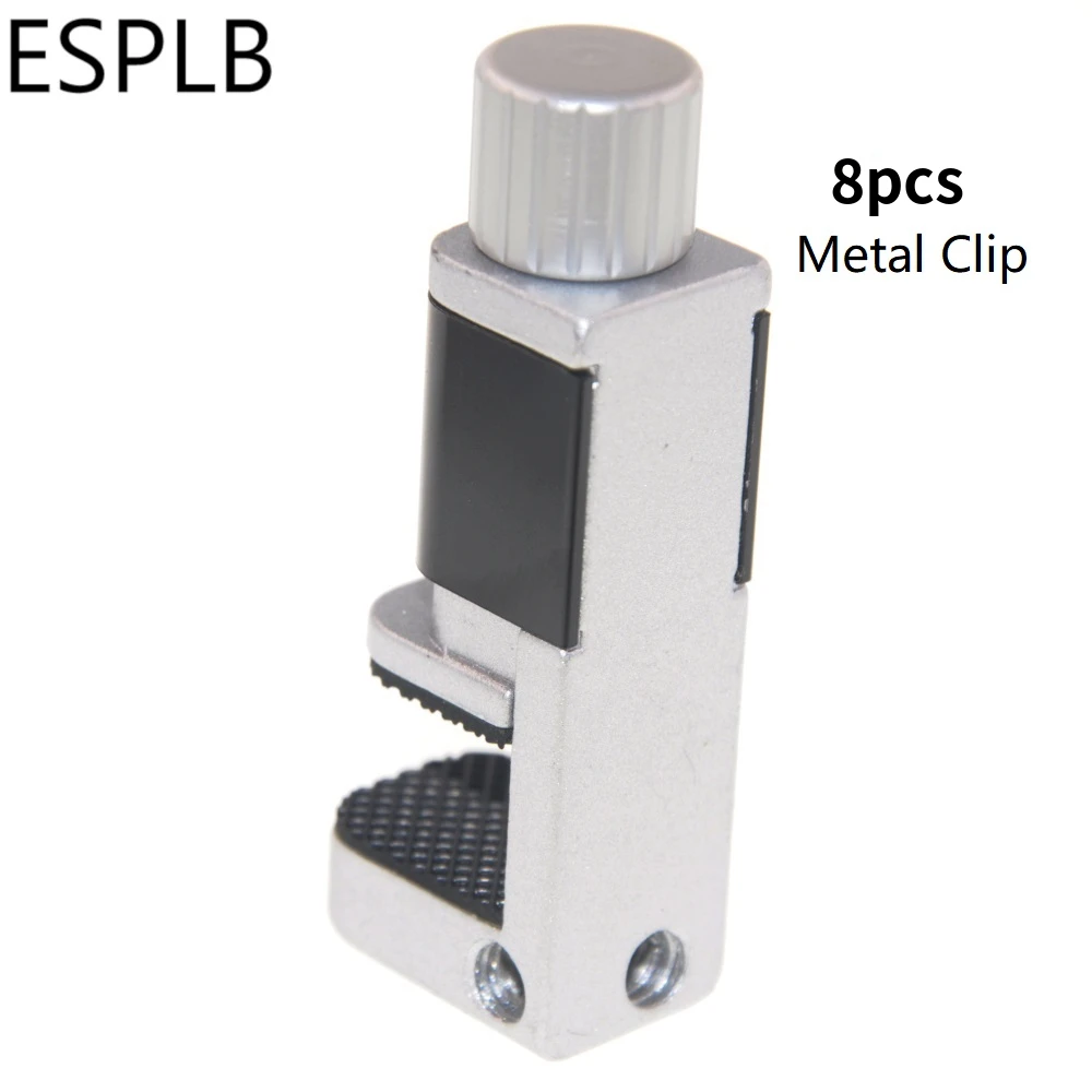 8pcs/Lot Adjustable Metal/Plastic Screen Clip Clamp Fixture Mobile Phone/Tablet Screen Fasten Repair Tools