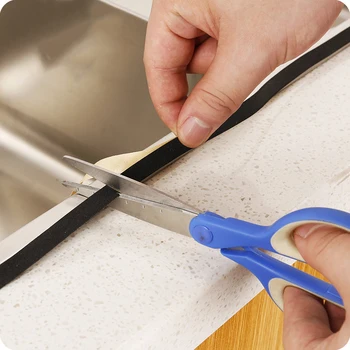 

2m Self-adhesive Tape Antifouling Waterproof Dustproof Tapes Sealing Gas Stove Household Tape for Window Slit Kitchen Sink