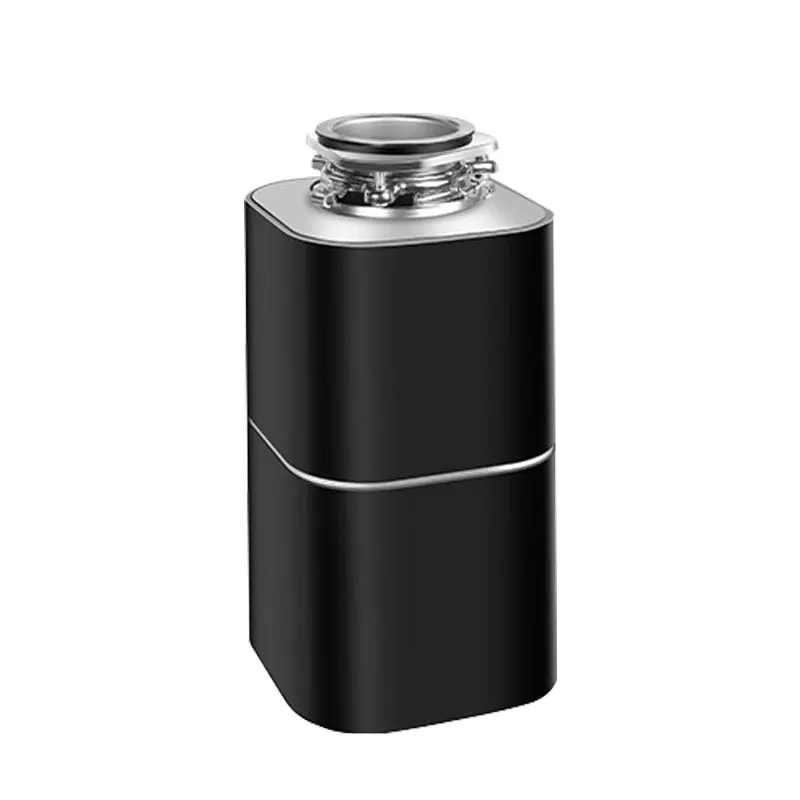 Black 220V/930W household kitchen garbage processor garbage disposal kitchen food grinder vegetable residual peel grinder - Color: Black