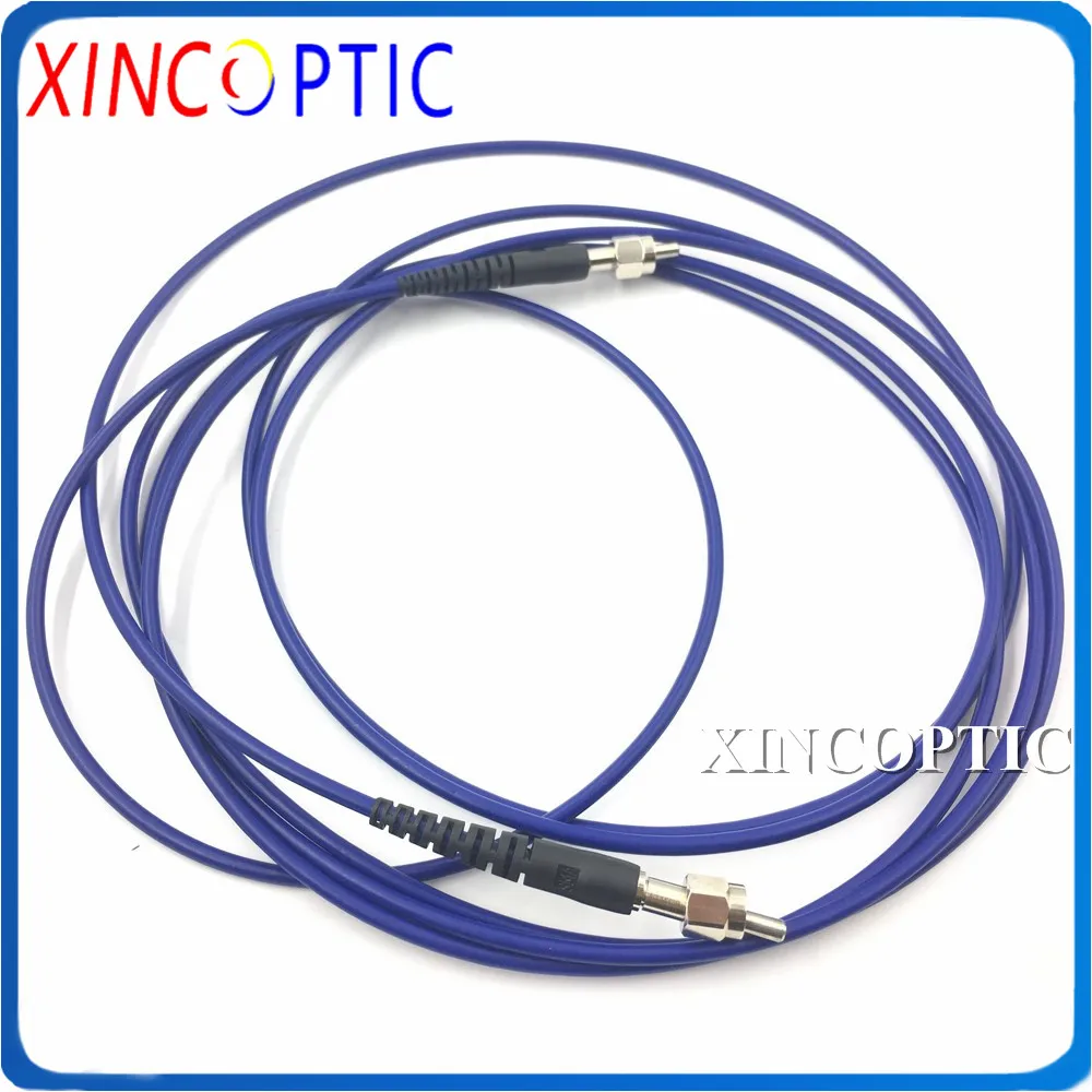 

SMA905-ST/FC/SC металл/керамика наконечник 400um MM SX NIR кварцевое волокно, 0.22NA,3M, 3,0mm синий армированный патч-корд из кремнезема