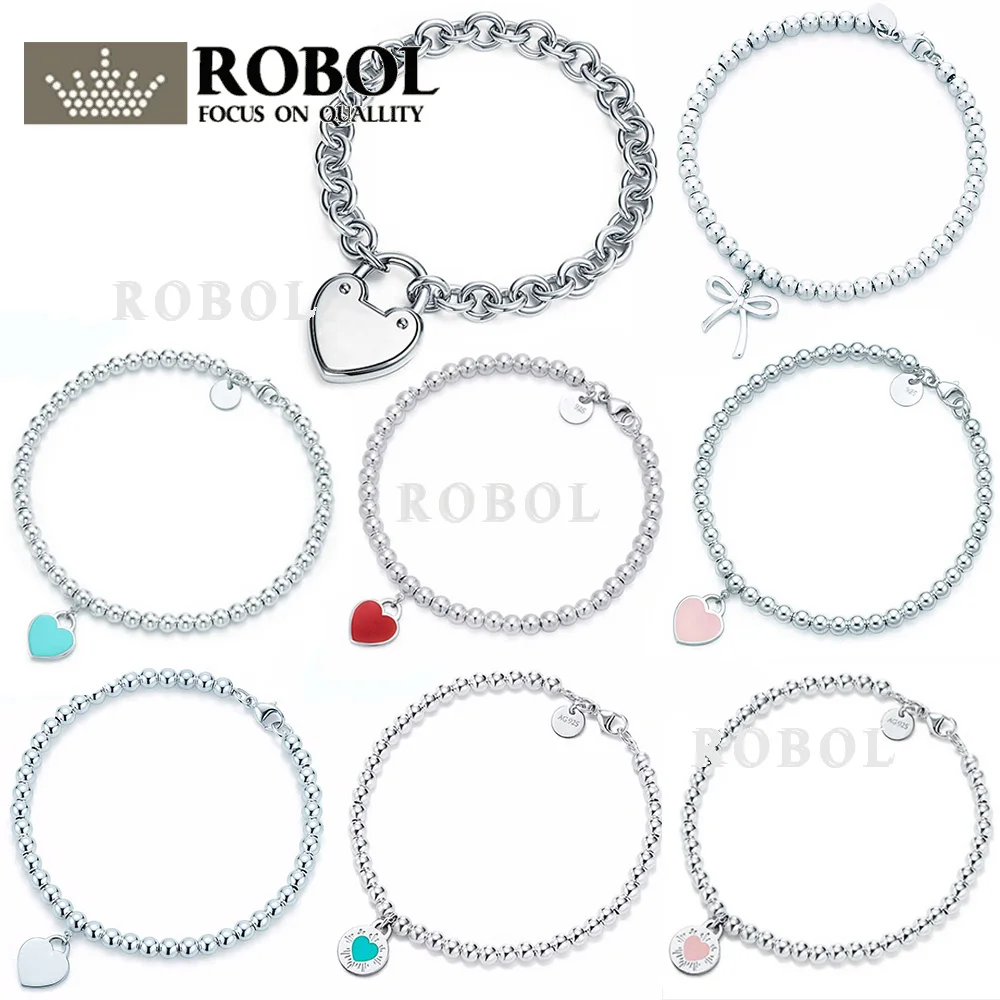

SL TFX TTFF Original Sterling Silver 925 High Quality Charm Bracelet Engraved Inscription FOR Woman Original Model Production