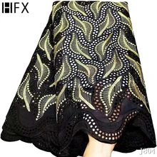 Ткань tissus africain broderie нигерийская швейцарская вуаль кружево хлопок вуаль ткань для свадебного платья французская кружевная ткань J804