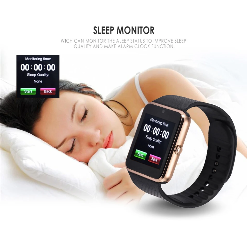 GSM Card Bluetooth WristWatch Smart Watch Sport Pedometer Fitness Tracker Smartwatch For Apple iPhone iPad Samsung Smart Watch