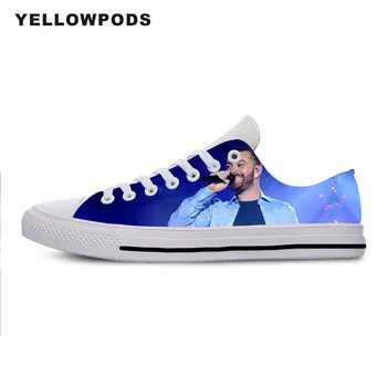

Mens Casual Shoes Hot Sale New Handiness Casual Pop Music For Sam Smith Men Breathable Canvas Walking Man Shoes Factory Sales