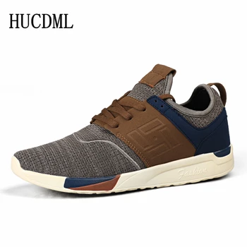 

HUCDML Light and Soft Comfortable Men's Casual Shoes Summer Breathable Mesh Sneakers Support Dropshipping