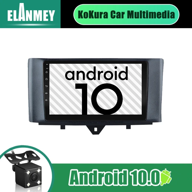 Автомагнитола 2DIN 9 дюймов Android 10 0 мультимедийное Авторадио Bluetooth стерео GPS