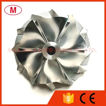 

T66 T66BS 65.58/90.96mm 6+6 blades High Blades Turbo Billet compressor wheel/Aluminum 2618/Milling wheel for turbocharger CHRA