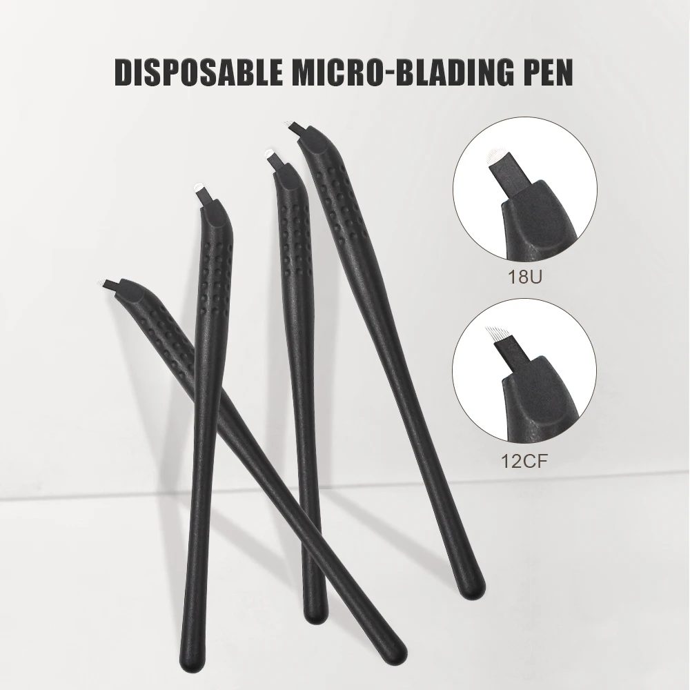 

Biomaser Microblading Pen With 18U Shap Pins Micro Blade Permanent Makeup Embroidered Eyebrow Tattoo Manual Pen Tebori Machine