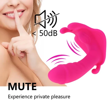 Dildo Vibrator Butterfly G-spot Wearable Vibrator with Remote Control Underwear Sexual Wellness Sex Toys for Women Masturbation 6