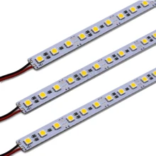 12 В светодиодный барный светильник, 36 светодиодов/50 см SMD 5050, Жесткая светодиодная полоска из алюминиевого сплава, осветительный светильник, 10 шт./лот