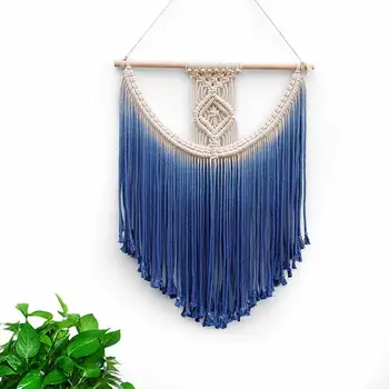

Macrame Wall Hanging Tapestry Hand Woven Pendant Decoration House Ceremony Living Room Home Furnishing Accessories Boho Decor