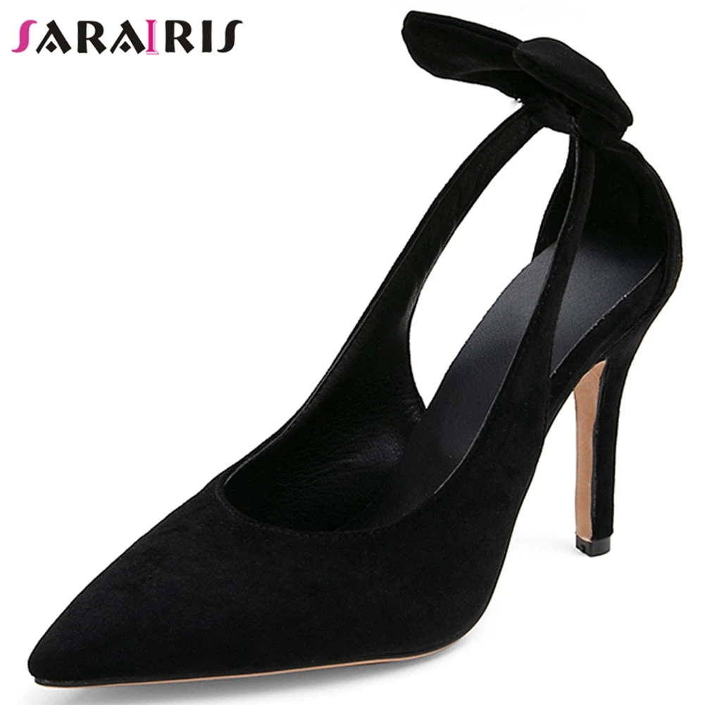

SARAIRIS Plus Size 32-50 New Ladies Party Ol Pumps Thin High Heels Pumps Women Fashion Pointed Toe Spring Summer Shoes Woman