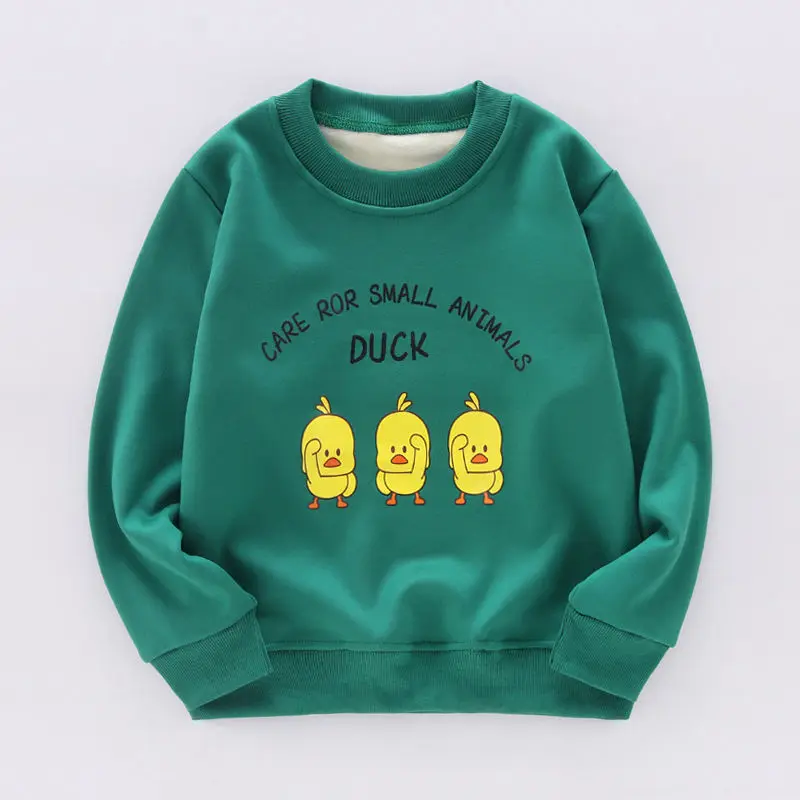 Комплект одежды для маленьких мальчиков, футболка с длинным рукавом и буквенным принтом, топы на осень и зиму, детская одежда - Цвет: Зеленый
