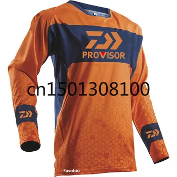 

Daiwa Breathable Fishing Clothing Men Anti-mosquito Anti-UV Sun Protection Fishing Shirts Quick Dry Outdoor Fishing Clothes 236#