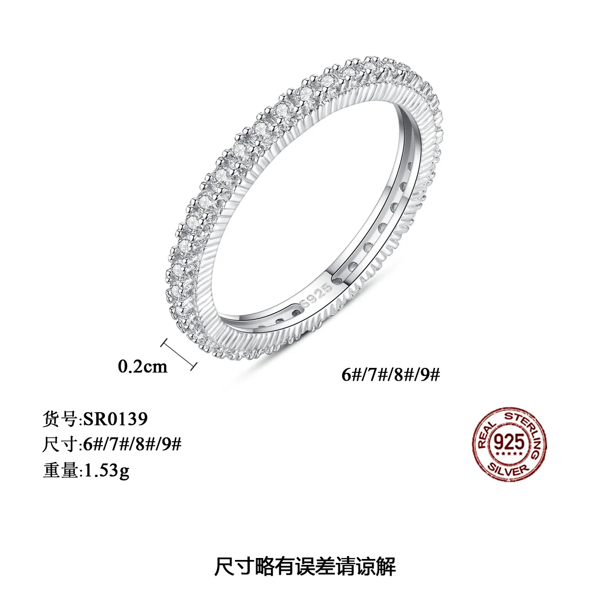 PAG& MAG S925 чистое серебряное кольцо, корейский стиль, простое и простое в использовании кольцо, Женское кольцо
