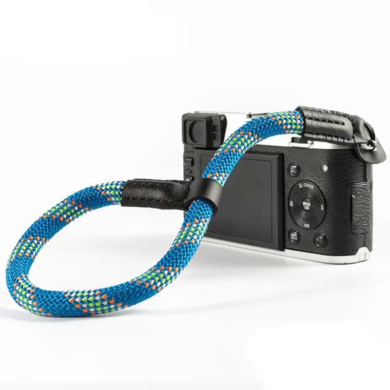 Нейлоновая цветная веревка для цифровой камеры, наплечный ремешок на запястье, ремень на шею, горячая Распродажа