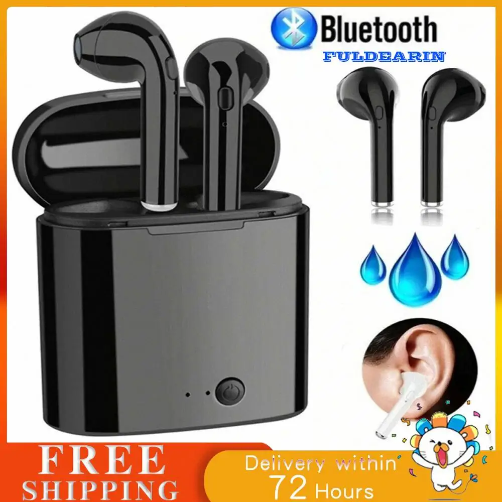 

New Arrival Wireless Earphone Bluetooth Earphones i7 i7s TWS Earbuds Headset With Mic For Phone iPhone Xiaomi Samsung Huawei