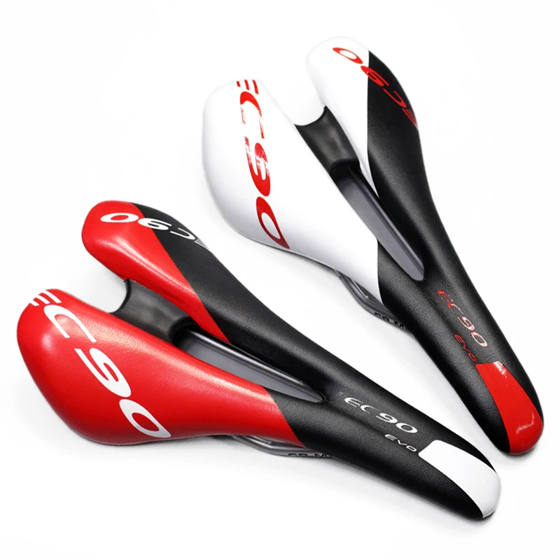 EC90 Bicycle Saddle Mountain Races Bike Seat Steel Rail Road mtb