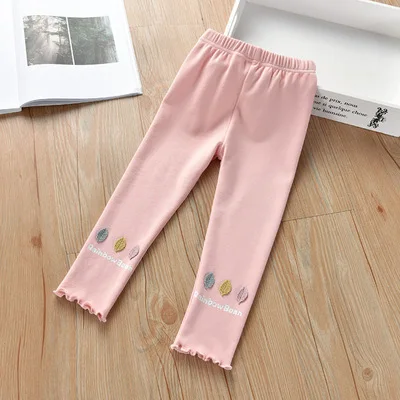VIDMID Cute Rabbit Printed Girls Pants Winter Warm trousers Kids Baby Warm long pants clothing 2-6 years children pants 7071 28