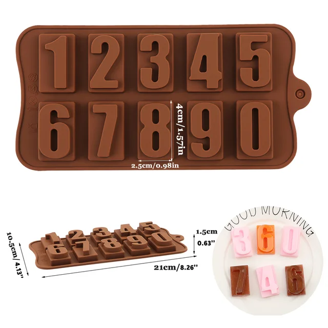 New Chocolate Molds Silicone Food Grade Non-stick Cake Baking Design Candy Mold SILICON 3D Mold Kitchen Gadget DIY Chocolate 26