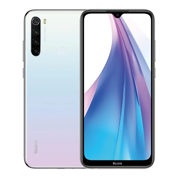 Xiaomi Redmi Note 8 T, глобальная версия, 4 Гб ОЗУ, 64 Гб ПЗУ, NFC, мобильный телефон, 48мп, четырехъядерный процессор Snapdragon 665, четыре ядра, 4000 мА/ч - Цвет: White