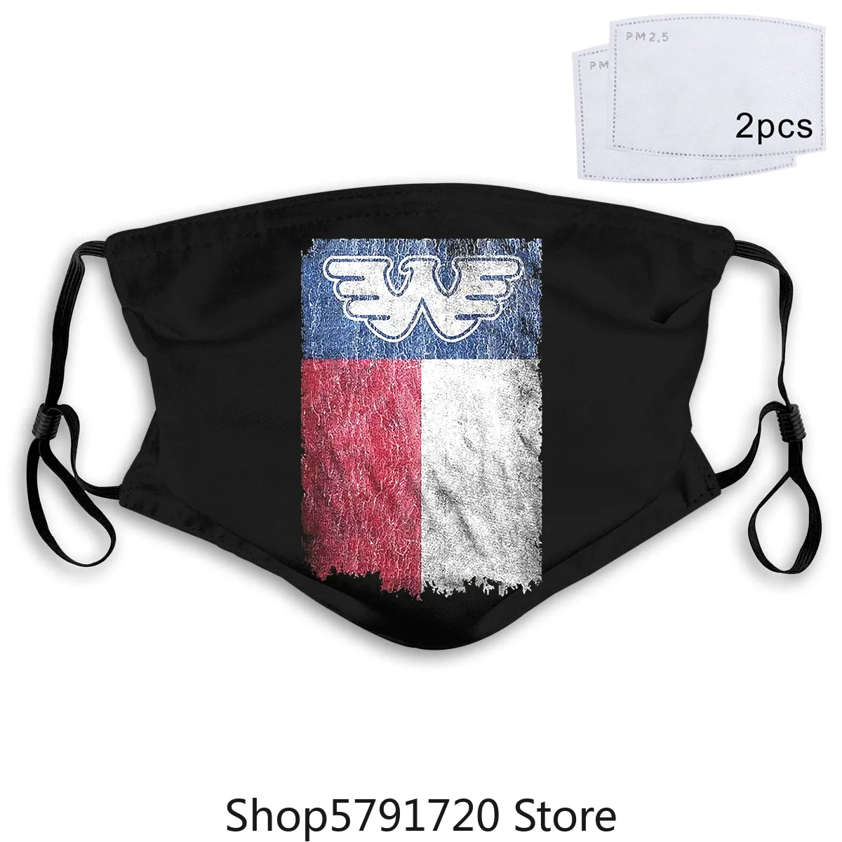 Summer Style Fashion Waylon Jennings Texas Flag Mask Sm Md Lg Xl Xxl New Printed T Men Casual Tops | Аксессуары для одежды