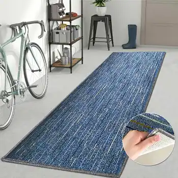 

7mm Thickness Home Kitchen Door Mat Non-slip Bathroom Carpet Machine Washable Soft Mat Toilet Absorbent Floor Rug Carpet Decor